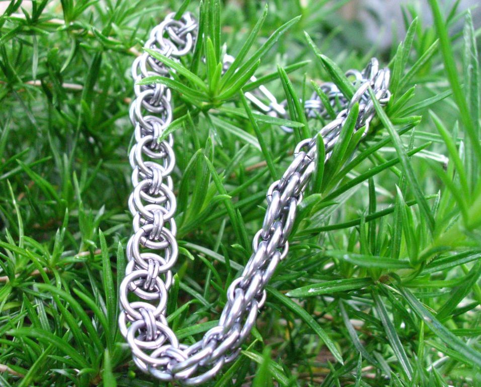 Stainless Steel Helm Chain Chainmail Bracelet